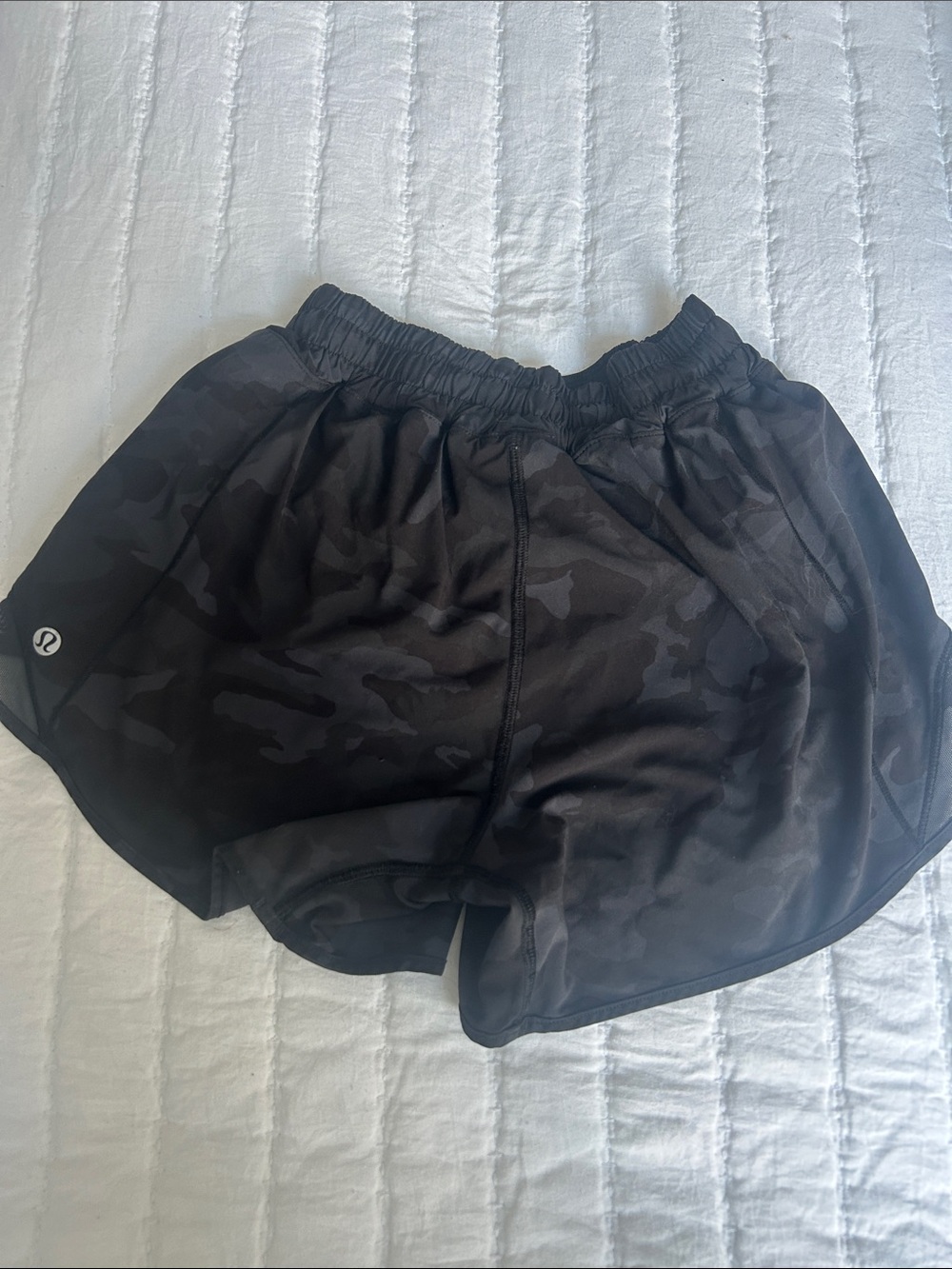 lululemon athletica Black Camo Women's Athletic Shorts
